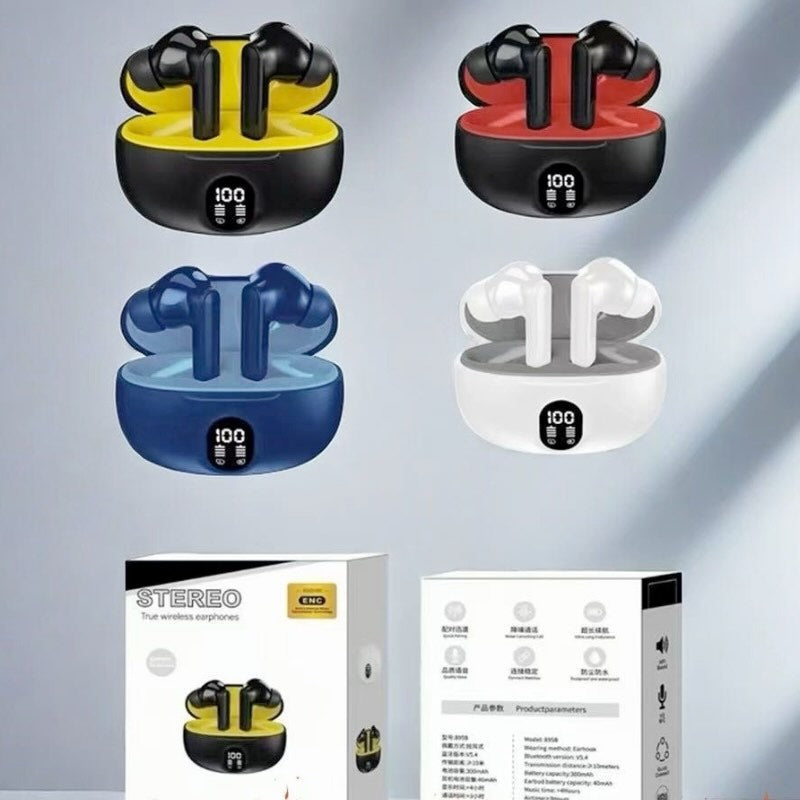 M04 TWS Wireless Earbuds Bluetooth 5.3 | LED Display | Bass Sound & Fast Charging