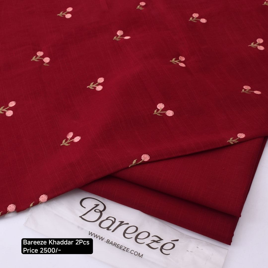 Bareeze Khaddar Embroidered Winter 2pcs ❄️🌸(Sami)