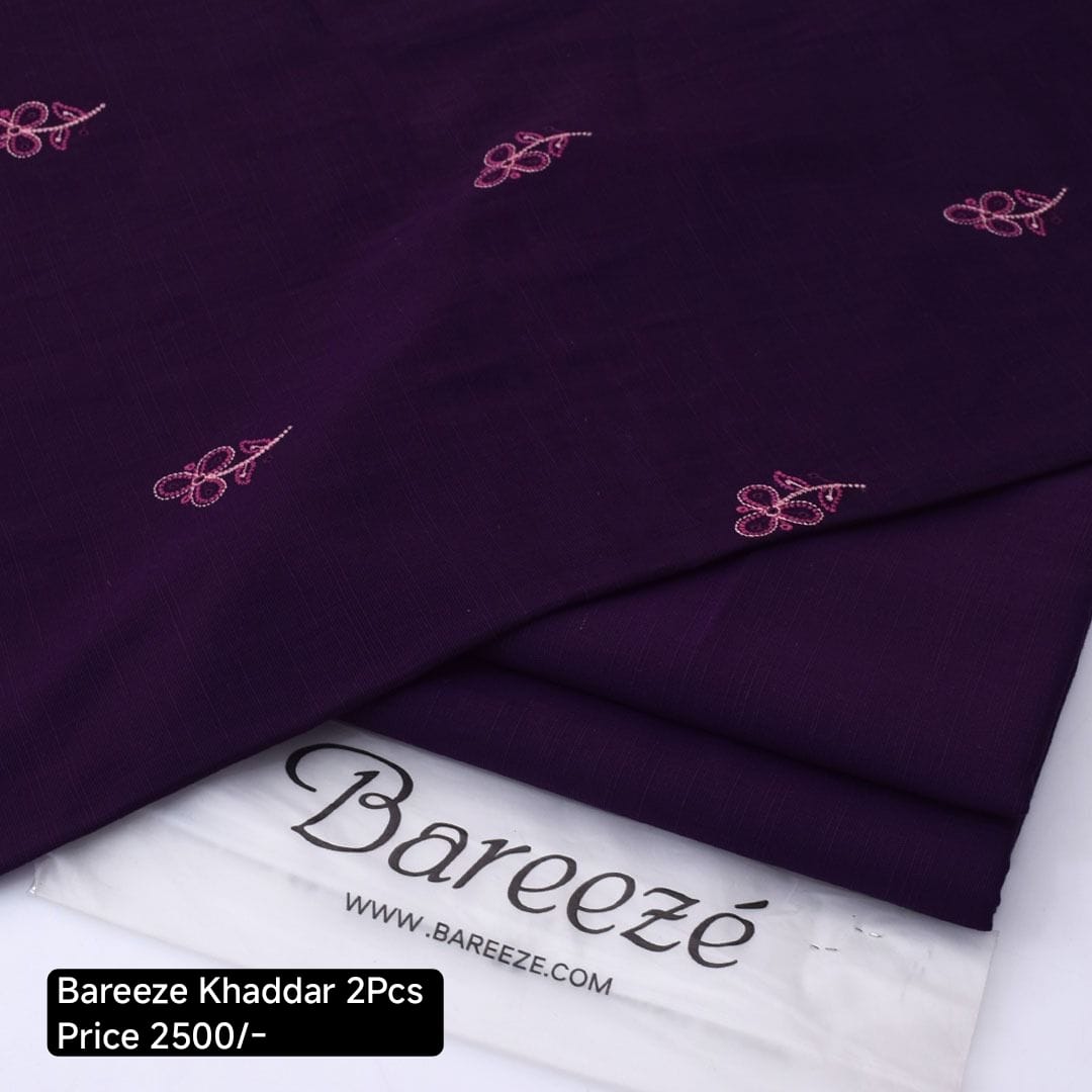 Bareeze Khaddar Embroidered Winter 2pcs ❄️🌸(Sami)