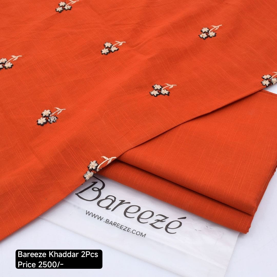 Bareeze Khaddar Embroidered Winter 2pcs ❄️🌸(Sami)