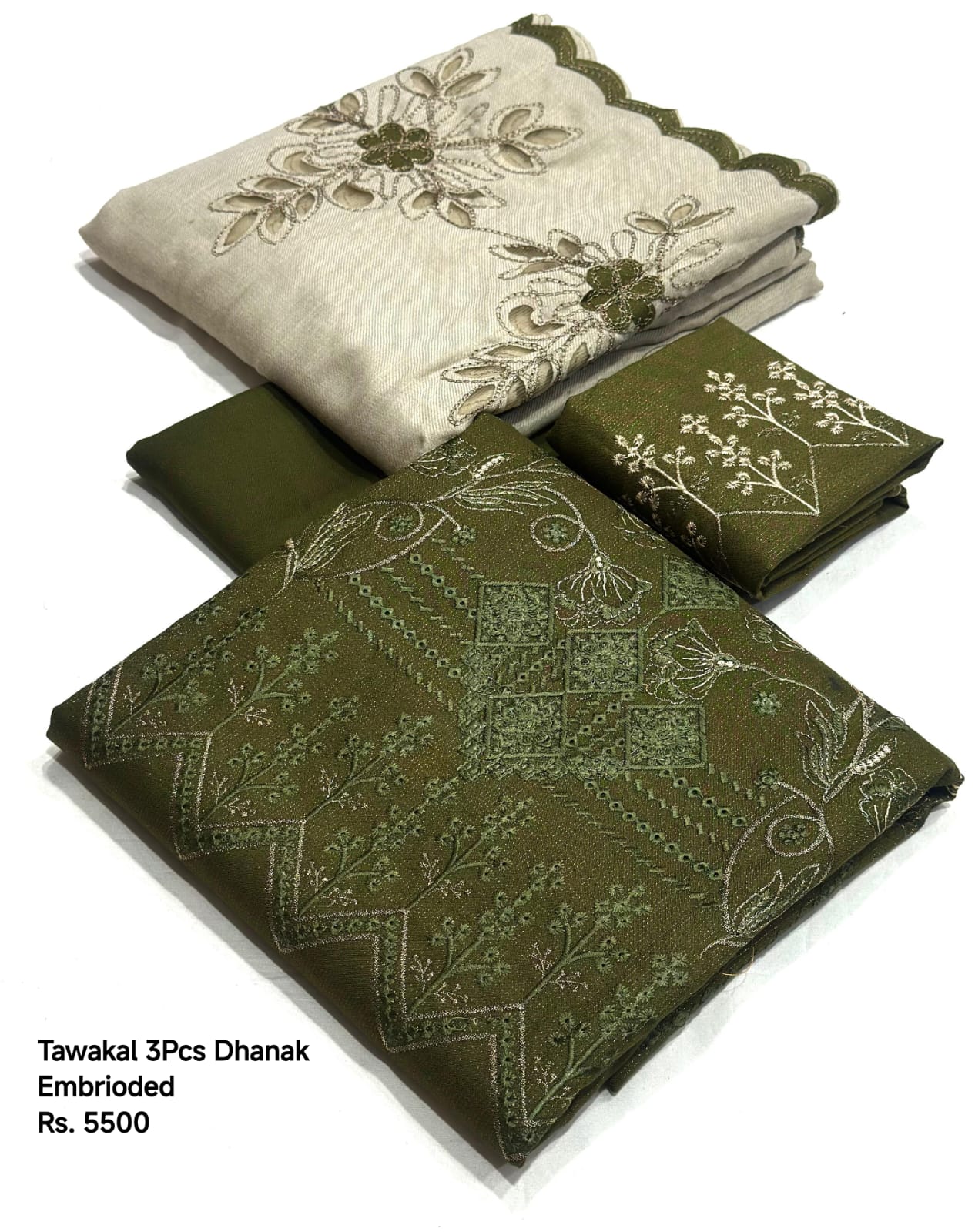 3Pc Tawakal Embroidery Fancy *2025-26 Collection (sami)