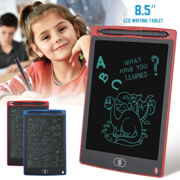 8.5 Inch Multi-Color LCD Writing Tablet Random Colors + 4-in-1 Sank Magic Book Practice