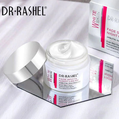 Dr. Rashel White Skin Fade Spots NIGHT Cream | Brightening & Hydrating Night Formula with Arbutin & Niacinamide | Imported
