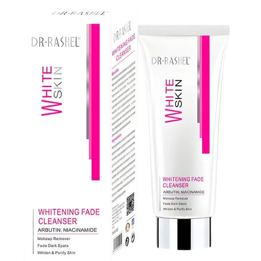 Dr. Rashel Whitening Face Cleanser | Makeup Remover & Dark Spot Fading Face Wash with Arbutin & Niacinamide (80g) | Imported