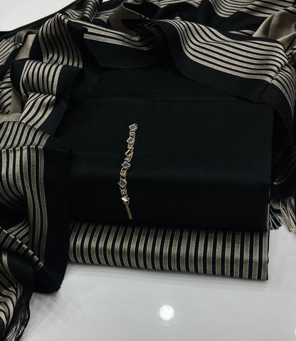 3 Piece Sussi Indian Banarsi Suit  (Saim)