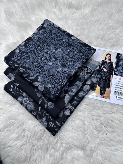 3 Piece DHANAK EMBROIDERY (4369)