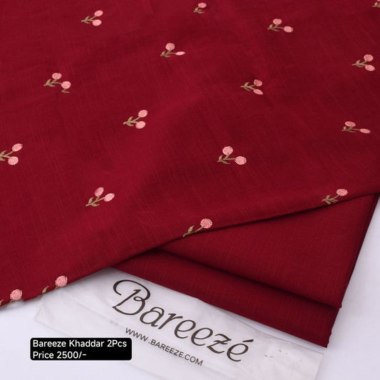 Bareeze Khaddar Embroidered Winter 2pcs ❄️🌸(Sami)