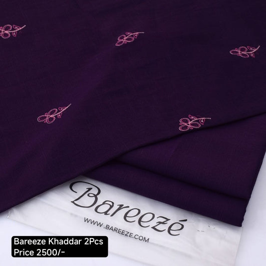 Bareeze Khaddar Embroidered Winter 2pcs ❄️🌸(Sami)