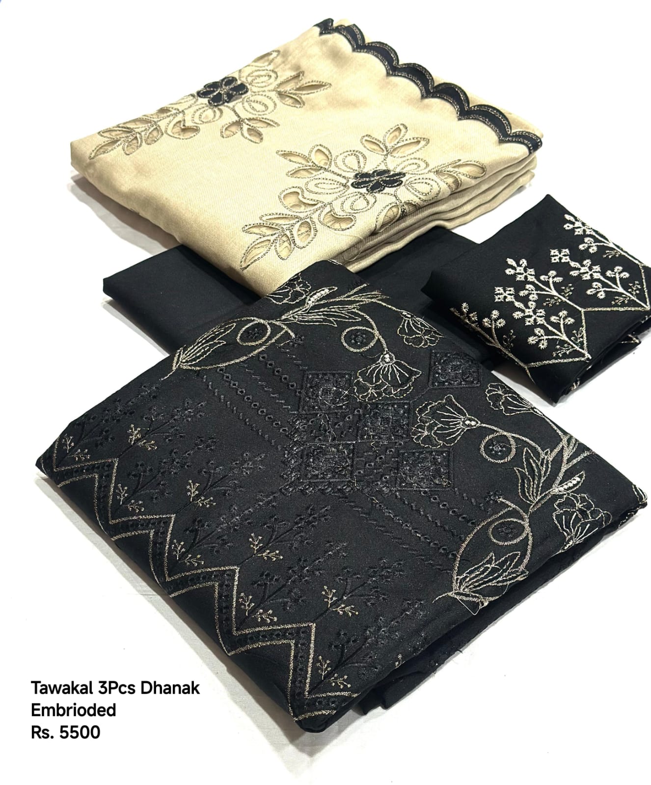3Pc Tawakal Embroidery Fancy *2025-26 Collection  (sami)
